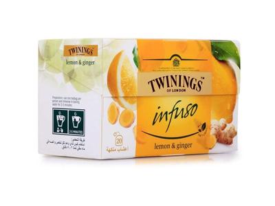 Twinings Infusions Lemon And Ginger, 20 Bags Cheap Sale Pay With Paypal