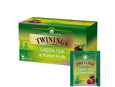 Twinings Tea Green Tea & Forest Fruits 25 x 1.5gm Bags Sale Extremely