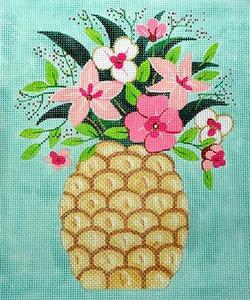 Pineapple with Flowers Brand New Unisex Sale Online