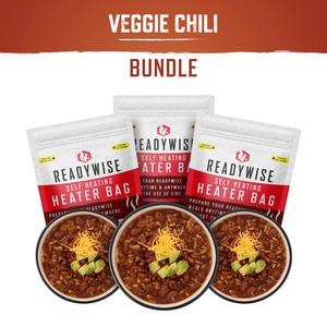 Self Heating Kit -  Veggie Chili Soup   Snack Bundle Discount