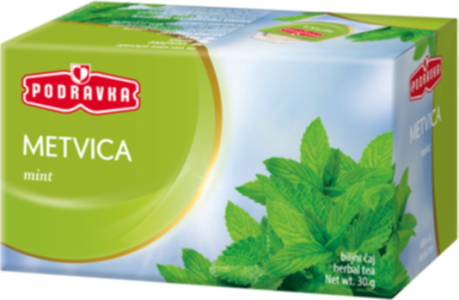 Mint Herb Tea, 20 bags, (podravka) 30g Get Authentic Cheap Pice
