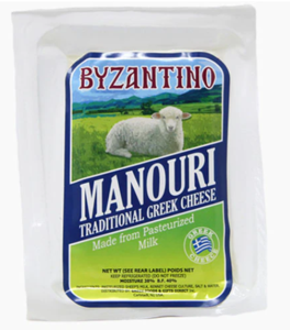 Manouri Cheese (Byzantino) approx. 14oz Free Shipping
