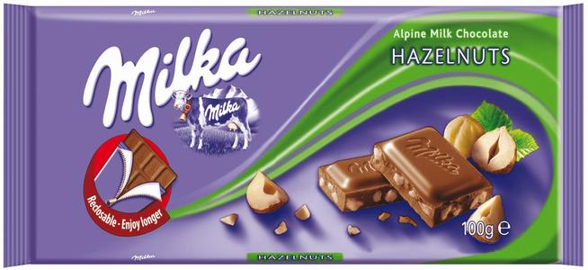 Milka Milk Chocolate with Hazelnuts, 100g Enjoy For Sale