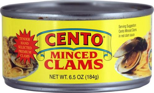 Minced Clams (Cento) 6.5 oz (184g) Cost Cheap Online