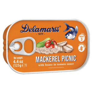Mackerel Salad Picnic with White Beans, 125g (Delamaris) Cheap Sale Genuine