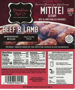 Mititei Beef And Lamb Sausages (Transylvania Meat Co.) approx. 1.5 lbs (24 oz) Cheap Online