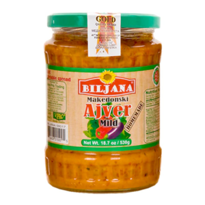 Makedonski Ajver MILD, Home Made (Biljana) 530g High Quality