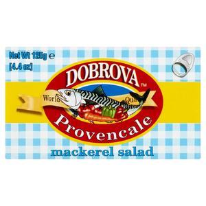Mackerel Salad, Provencale (Dobrova) 125g (4.4oz) Clearance Supply