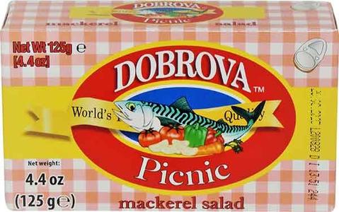 Mackerel Salad, Picnic (Dobrova) 125g (4.4oz) Outlet With Paypal Order