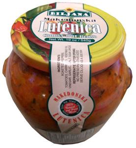 Lutenica, Makedonska, Chunky Hot Relish (Biljana) 19oz (540g) Best Place Online