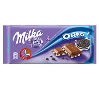 Milka OREO Alpine Milk Chocolate Bar 100g Clearance Geniue Stockist