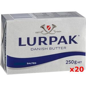 Lurpak Danish Salted Butter (CASE) (20 x 8 oz) Clearance Amazing Pice