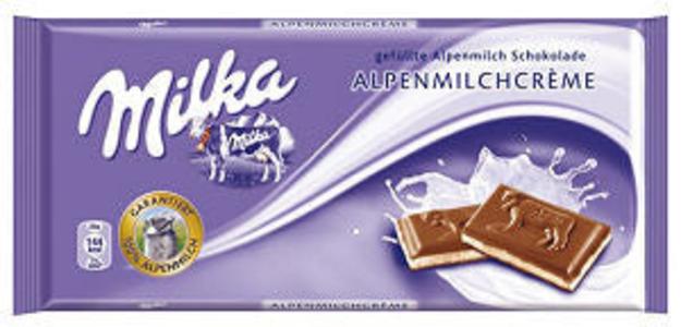 Milka Milk Chocolate, Alpine Milk Cream, 100g Best Place For Sale