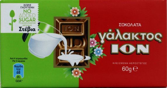 Milk Chocolate, SUGAR FREE (ION) 60g Buy Cheap Pre Order