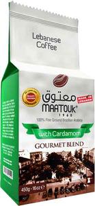 Maatouk Ground Coffee, Gourmet Blend with Cardamom, 450g Order