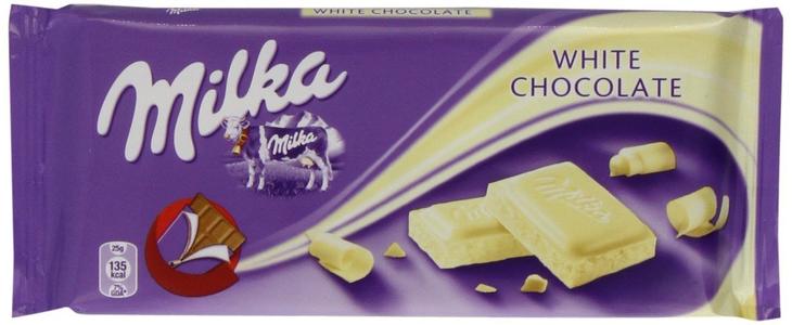 Milka White Chocolate, 100g Cheap Sale Online