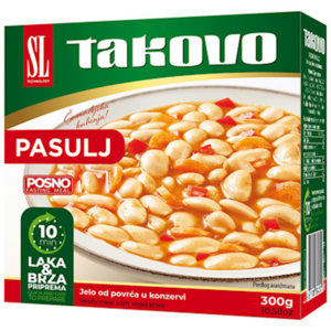 Lenten Beans, Posno, (Takovo) 300g Can Outlet Free Shipping Authentic
