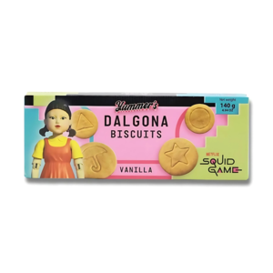 Squid Game Dalgona Vanilla Biscuits 140 g Discount Low Shipping Fee