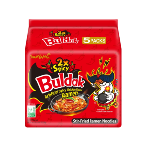 SamYang Fire Noodles: 2x Spicy Hot Chicken Flavor Ramen Noodles Buldak 5 x 140 g Discount Cost