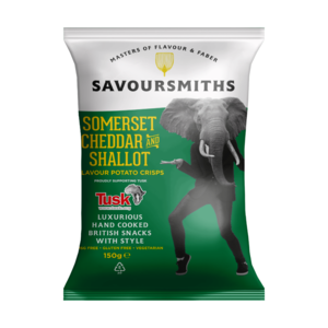 SAVOURSMITHS Somerset Cheddar & Shallot Potato Crisps 150 g Clearance Free Shipping