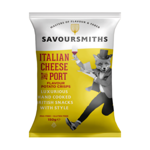 SAVOURSMITHS Italian Cheese & Port Potato Crisps 150 g Amazing Pice Cheap Online