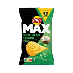 Lay's MAX Sour Cream & Onion 185 g Outlet Excellent