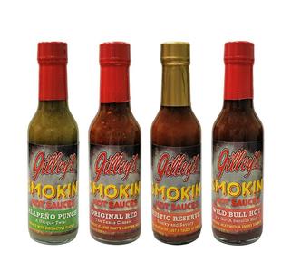 Gilley's Smokin' Hot Sauces 4 Pack Best Pices For Sale