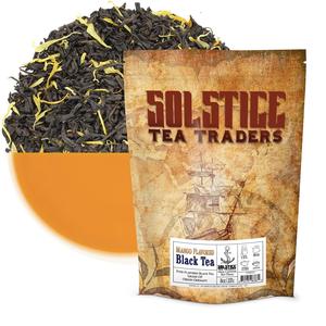Mango Flavored Loose Leaf Black Tea (8oz Bulk Bag) New Arrival