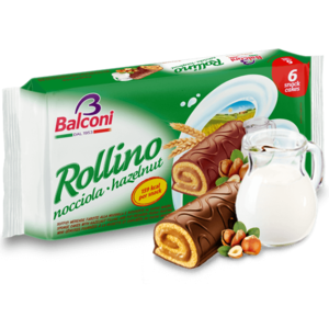 Sponge Cakes with Hazelnut Filling (Rollino) 6pc Buy Cheap With Credit Card