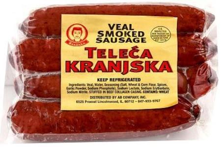 Smoked Veal Sausage, Kranjska, approx. 0.5 lb Sale Clearance