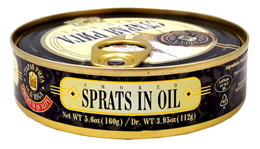 Smoked Sprats in Oil (Old Riga) 160g  UPC -5596 Clearance Pictures