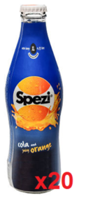 Spezi Cola and Orange Soft Drink - Glass Bottle, CASE (20 x 250 ml) Official Site For Sale