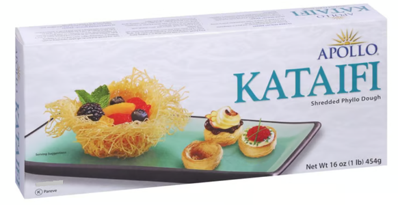 Shredded Fillo (Phyllo) Dough Kataifi, 1lb Sale Choice