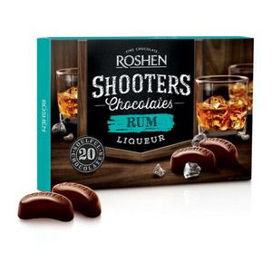 Shooters Dark Chocolate with Rum Liquor (ROSHEN) 150g With Paypal Low Pice