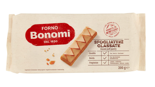 Sfogliatine Glassate (Puff Pastry Glazed) 200g (7oz) Buy Online Cheap