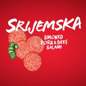 Srijemska Smoked Pork and Beef Salami (Podravka) 1.0 Lbs Clearance Amazing Pice