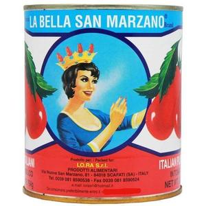 San Marzano Italian Plum Peeled Tomatoes (La Bella) 28 oz (794g) Free Shipping Best Seller