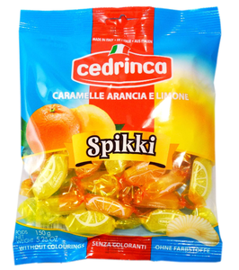 Spikki Orange & Lemon Hard Candies (Cedrinca) 5.25 oz (150 g) Get To Buy