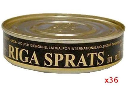 Smoked Riga Sprats in Oil, CASE, (36 x 160g) by Undo Cheap Sale Cheap