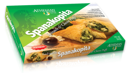 Spanakopita - Spinach and Cheese Puffs (Athenian Foods) 12 oz Free Shipping New Styles
