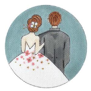 Bride and Groom 4" Round Free Shipping Recommend