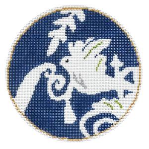 Dove Round in Blue Online Sale