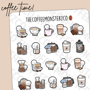 Coffee Time Emotis Sampler Sale Discount