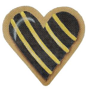 Cookie Hearts - Chocolate Striped Sale 100% Original