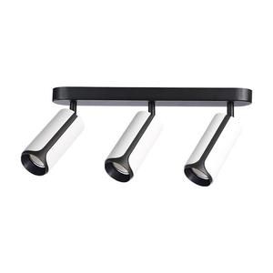 Driedubbel opbouwspot | Kantelbaar | Zwart/ Wit | 3x GU10 fitting Visit Online