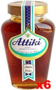 Attiki - Greek Honey, CASE (6 x 455g JAR) Clearance Inexpensive