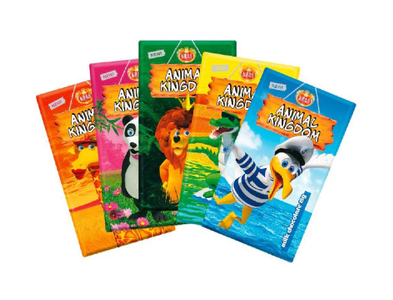 Animal Kingdom Milk Chocolate with Sticker - 5 PACK (5 x 15 g) Clearance Deals