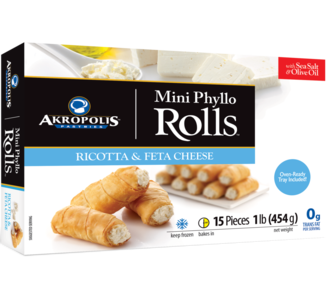 Akropolis Ricotta and Feta Cheese Rolls 1 lb (454g) Outlet Pay With Paypal