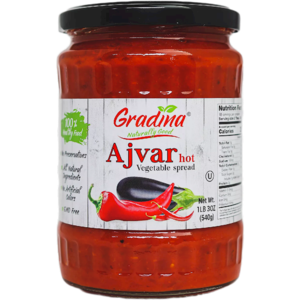 Ajvar Hot Vegetable Spread (gradina) 19.3oz Cheap Professional