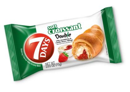 7 Days Soft Croissant with Strawberry and Vanilla, 75g Sale Hot Sale